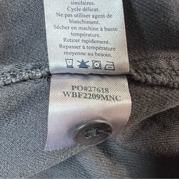 Faherty Women's Overland Twill Jumpsuit Size XXL Color Charcoal Gray organic AB - Picture 14 of 15